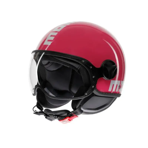 CASCO MOMO DESIGN CLASSIC 06 CANDY FUCSIA/BIANCO
