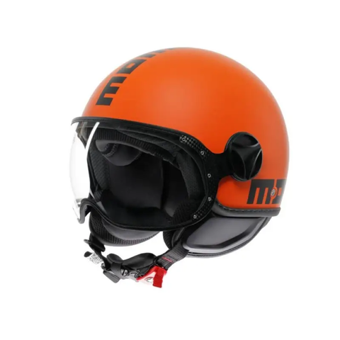 CASCO MOMO DESIGN CLASSIC 06 ARANCIO/NERO