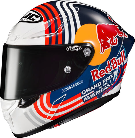 CASCO MC21 RED BULL BIANCO BLU