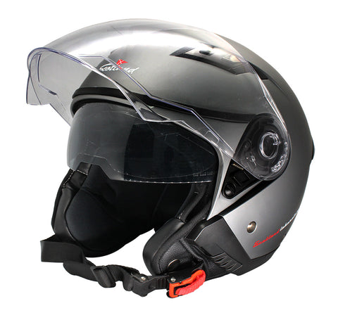 Casco Jet Jack Titanio Opaco – Scotland