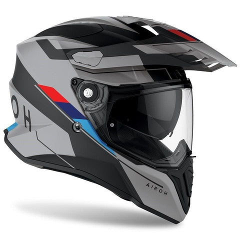 CASCO AIROH COMMANDER SKILL GRIGIO/NERO OPACO CMSK81f.s