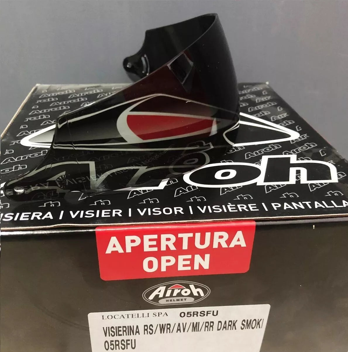 VISIERINA RS/WR/AV/MI/RR DARK SMOKE FUME