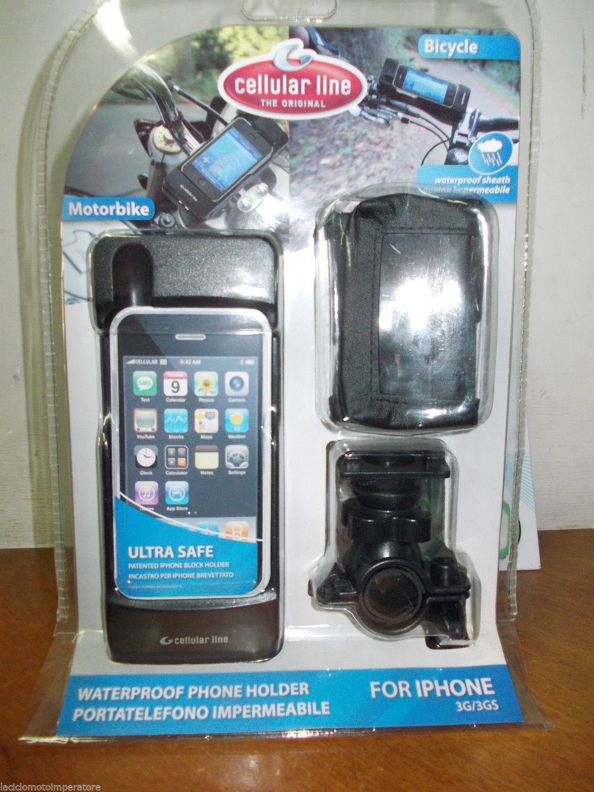 SUPPORTO MOTO PER IPHONE 3G/3GS f.s.