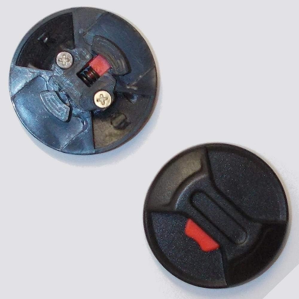 PLACCHETTA FERMA VISIERA KV27 NERO